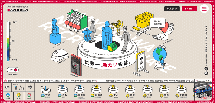 株式会社前川製作所の採用サイト