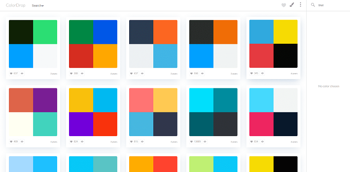 ColorDrop(blueで検索)