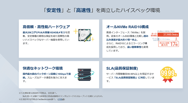 Xserverビジネスのハイスペック環境