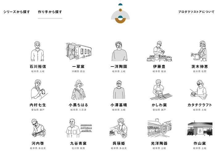 PRODUCTS STOREのメガメニュー事例2