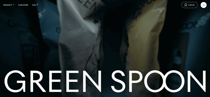 GREEN SPOONのファーストビュー