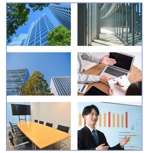 ギャラリーブロックのスマホ表示例