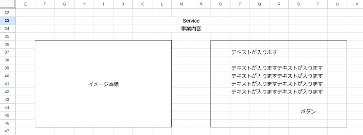 事業内容の設定