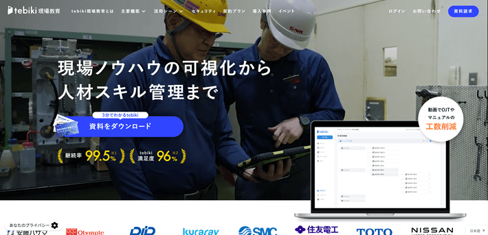 tebiki現場教育