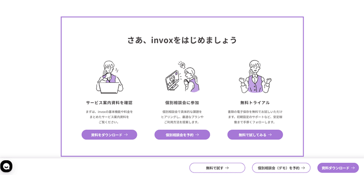 invox電子帳簿保存