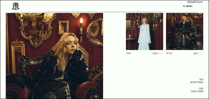 「MeleM」Webサイト