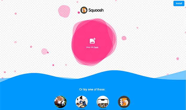 画像：Squoosh（Google Chrome Labs開発）