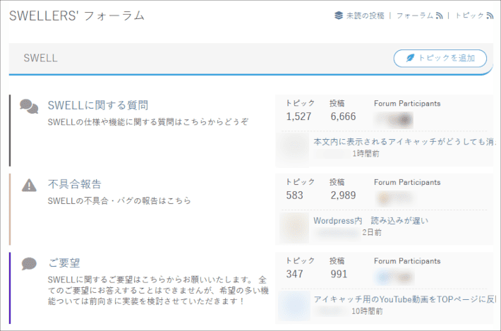 不明点はフォーラムで相談できる