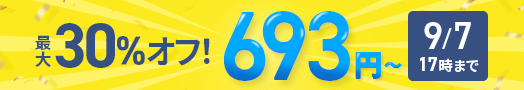 最大30%オフキャンペーン！圧倒的ハイスペックサーバーが月額693円から使える！