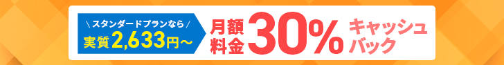 XServer Businessのキャンペーン