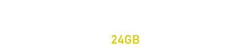 Storage：HDD RAID 10 CPU：6コア Memory：16GB→24GB